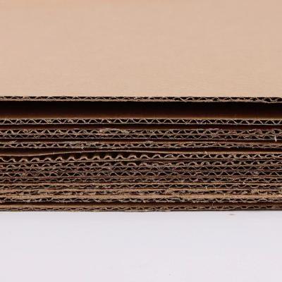 China Wood Pulp Single Face Corrugated Cardboard E Flute Wrap Paper Sheets For Crafts for sale