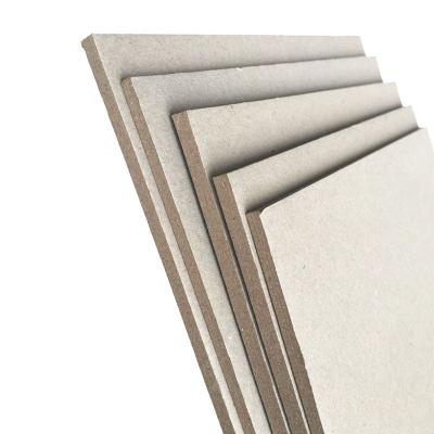 China Various Thicknesses Gray Cardboard Sheets 0.5mm 1mm 1.5mm 2mm Double Sided for sale