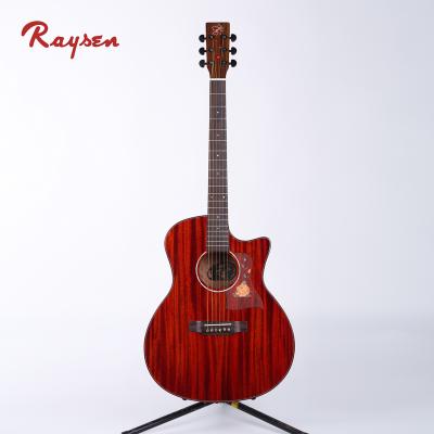 China High Quality Solid Wood Mahogany Acoustic Guitar For Beginners On The Stop Musical Instrument Store for sale