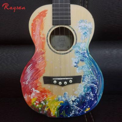 China China Spruce Solid Wood Special Ukulele For Sale Cute Ukulele With Good Healthy Solid Spruce Top for sale