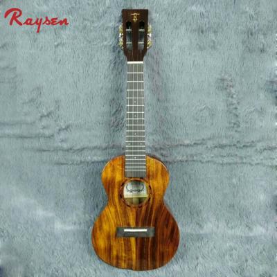 China Solid Acacia/koa Acacia Wood Ail Raysen Series Uke Acacia Solid Acacia Koa Ukulele High End Guitar for sale