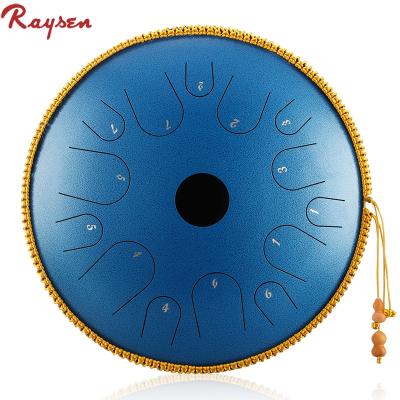 China Camping A Chakra Copper Drum 14 Inch 14 Note Drum Music Healing Instrument Blow Drum Handpan for sale