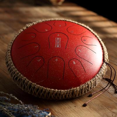 China 2020 new design 12.5 inch camping metal handpan musical instrument 11 notes handpan metal drum for sale