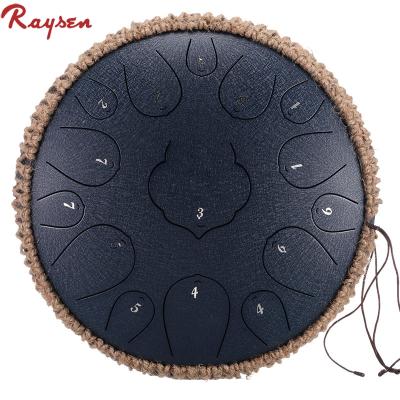 China New Design Drum 12.5 Tone Inch 15 Handpan Handpan Camping Steel Tongue Drum for sale