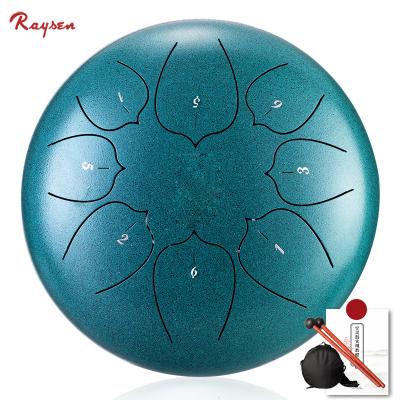 China High Quality Camping 12'' 8 Notes SteelTongue Handpan Drum Handpan Drum Professional Manufacturer for sale