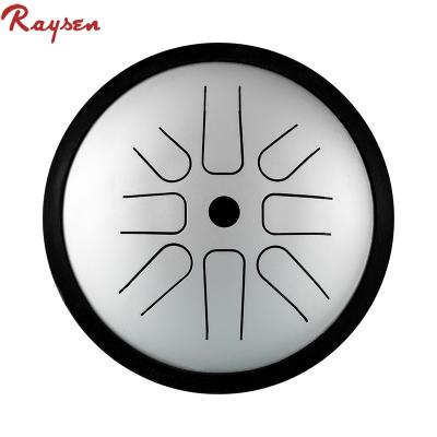 China Camping Percussion Drums 6 Inch Mini Steel Tongue Drum Triple Sidekick Play With Other Drums for sale