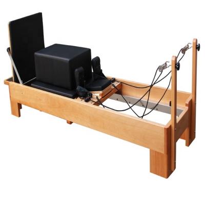 China 200KGS Nanjian Good Quality Classic Commercial Studio Use Wooden Reformer Pilates Equipment For Sale Pilates Reformer NJC1A for sale