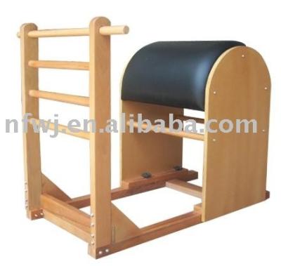 China beech wood pilates ladder barrel with high quality EVA foam NJ-1004 for sale