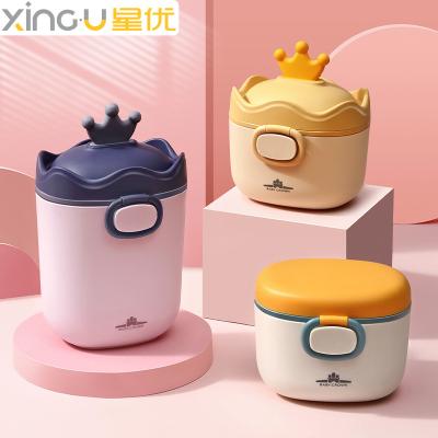 China Sustainable Plastic Baby Milk Powder Box Storage Box Container Child Food Box for sale