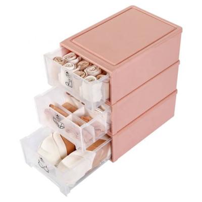 China Extra Organizer Stored Non-grid Storage Box Underwear Clothes Storage Box for sale