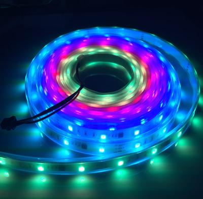 China Residential magic led strip light 5050 60leds 2811 2801 dmx IC pixel smart digital led strip 24v for sale