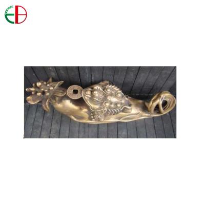 China EB9066 Copper Alloy Casting H62 Artwork Antique Brass Coin Gold Plated Investment for sale