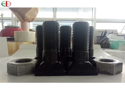 China EB567 High Strength Chrome Nuts And Bolts For Mine Mill Liners In Black Color for sale