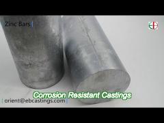 high purity zinc bar 99% zinc round pure zinc rod 100x100x200mm