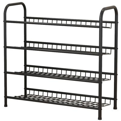 China (Other)Adjustable Factory Directly Supply Universal 4 Tier Shoe Rack Stainless Steel Shoe Rack for sale