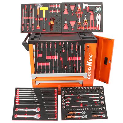 China Mulit-purpose 160pcs Drawers Gooking Tool Kit Mechanic Tool Box Ratchet Wrench Socket Set Household Professional DIY Tool Cabinet for sale