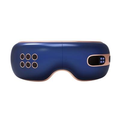 China Head Foldable Eye Massager with Heating Air Pressure Music Vibration, Shiatsu Massager for Dry Eye for sale