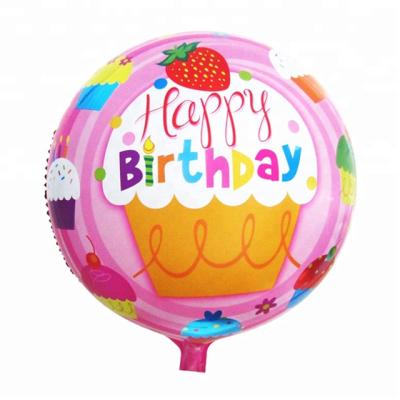 China Custom Cake Shape Foil Balloon Children's Party Or Event Decoration Helium Birthday Decoration Baby Shower Party Supplies Foil Balloon for sale