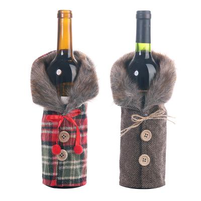 China 2021 New Cute Decoration Wine Bottle Cover Christmas Home Decorations for sale