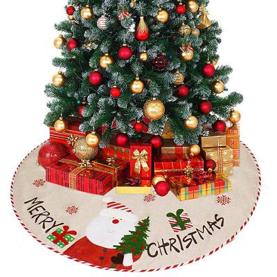 China Reusable For Use Christmas Tree Skirt Christmas Tree Skirts For Party Holiday Happy New Year Winter Decorations Indoor Outdoor for sale