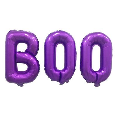 China No Boo Letter Balloon Hot Selling Foil Reusable 16 Inch Party Decoration Set for sale