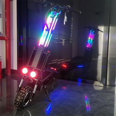 China New 2021 Unisex Hot Sale 11 Inch 60v6000w Long Range Superfast Dual Drive Racing Electric Motorcycle Folding Electric Scooter Adult for sale