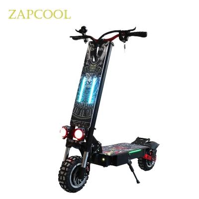 China ZAPCOOL 2021 New Folding Unisex Pre-sale Adult Electric Scooter Hydraulic Cheap Dual Motor Shock Absorber Electric Motorcycle 11inch for sale