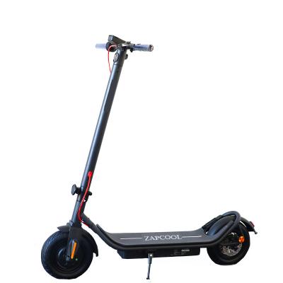 China 2022 hot sale unisex Zapcool 36V300W 35-45km resistance 10 inch folding cheap electric scooter portable scooter for adults for sale