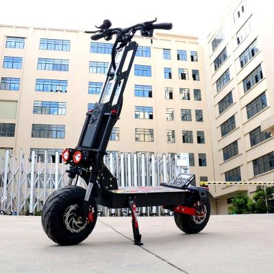 China New Hot Sale Unisex 13 Inch Rise Big Oil Electric Brake Fat Tire 60v8000w21Ah 2 Wheel Adult Folding Electric Scooter Motorcycles for sale