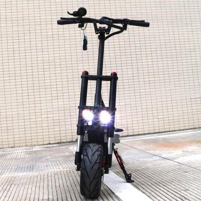 China ZAPCOOL unisex new 60v increased 13 inch 8000w adult folding 2 electric scooters double wheel cross country high speed drive for sale