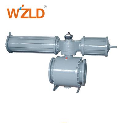 China General WZLD Pneumatic Actuator Device Handle Locking Ball Valve Configuration of Ball Valve Device for sale