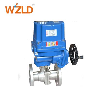 China WZLD Manufacturer Motorized Flange Customized General Stainless Steel API 6D Ball Valve for sale