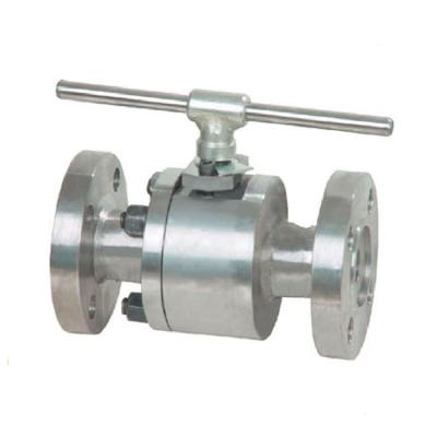 China Worm Gear General Conveying WZLD Medium Pressure Forged Steel Float DBB Ball Valve With 1/2 Inch for sale