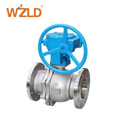 China WZLD Manufacturer API 6D Big Size General Carbon Steel 2PC Heavy Duty Ball Valve With Handles for sale