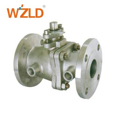 China WZLD API 608 Manual / General Pneumatics Operate Medium Steam Temperature Jacketed Ball Valve for sale