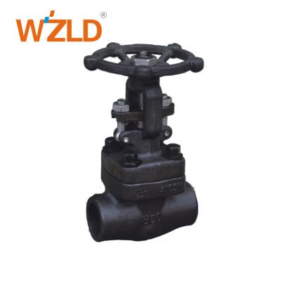 China (B.B) or (OS&Y) WZLD Air Gas Steam Medium High Pressure Flanged Female Welded Gate Valve With Drawing for sale