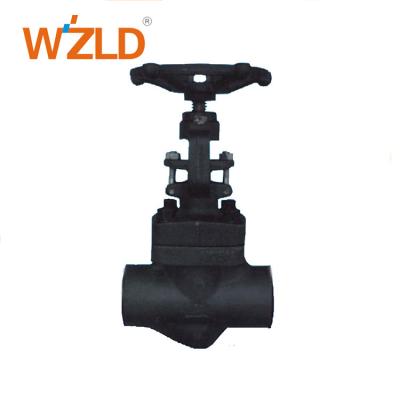 China Welded Bonnet / Manual Bolted Bonnet WZLD 3/4 Inch BS5352, MSS SP 118 Standard Forged Socket Weld Steel Ball Valve for sale