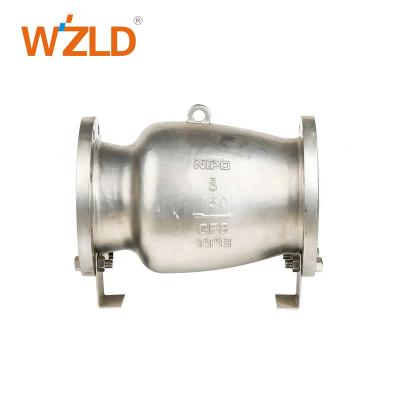 China WZLD China General Stainless Steel Customized No Slam Axial Flow Check Valve Wafer Type Manufacturer for sale