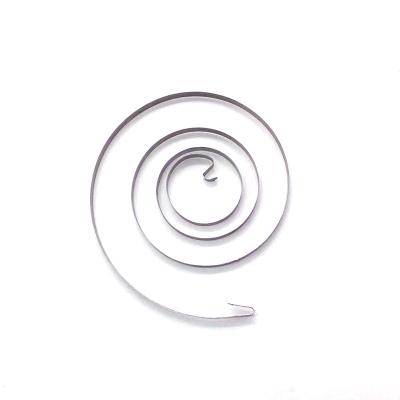 China Helix Customized Flat Stainless Steel Spiral Spring , Take Up Spring for sale