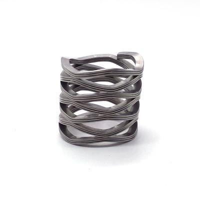 China Strong spiral mechanical parts and durable multi-layer wave springs can be processed and customized for sale