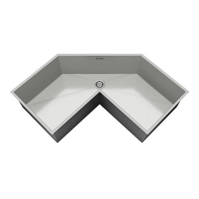 China Without Faucet Factory Supply Customized Customized Handmade Front Single Bowl Stainless Steel Undermount Kitchen Sinks Apron Farmhouse for sale