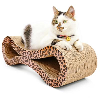 China China Factory Supply Viable Cat Toys Cat Scratcher Corrugated Interactive Cardboard Cat Scratching Board for sale