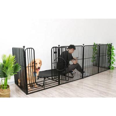 China Breathable Outdoor Safety Portable Large Dog Steel Strong Stainless Cages For Dogs for sale