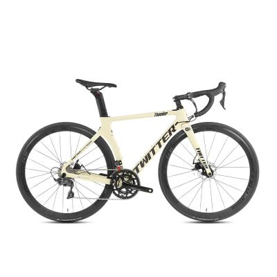 China EPS Techonoloty China Cheap Thru Axle 12*142mm Full Disc Brake Carbon Road Bike for sale