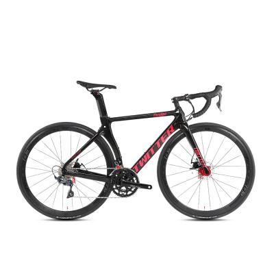 China EPS Techonoloty 700C 22 full speed components t800 carbon frame disc brake carbon road bike for sale