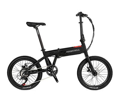 China 2020 Hot Sale Popular Electric Folding Bicycle 36v 48v 350w 13a 20 Inch Internal Battery Folding E-bike for sale