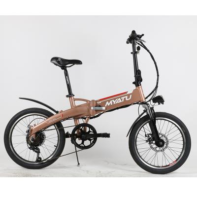 China Aluminum Alloy 20 Inch Hidden Battery 48v 20ah Lithium Battery Electric Bicycle for sale