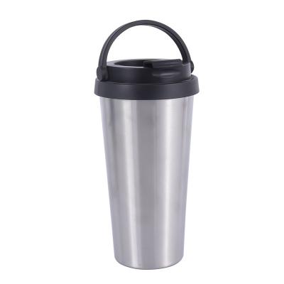 China Sustainable Hot Sale Vacuum Sport Bottle With Handle Ceramic Travel Coffee Mug for sale