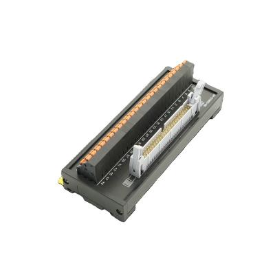 China Spring Type IDC/MIL 50P DIN Rail Splitter Adapter Plate TB 21 - A.W.G. 30 for sale