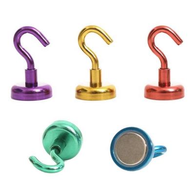 China Industrial Magnet Colorful Strong Magnetic Hooks for sale